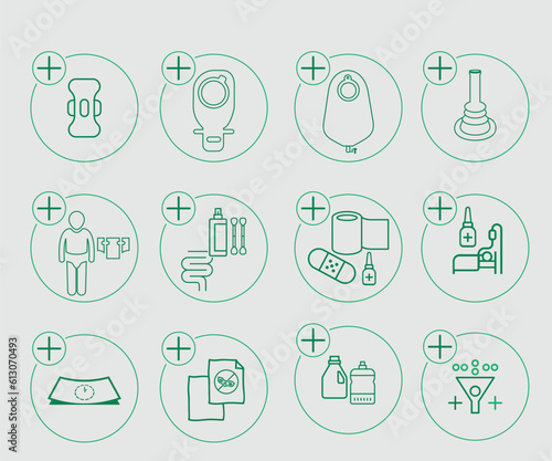 medical icon set pharmacy medicine