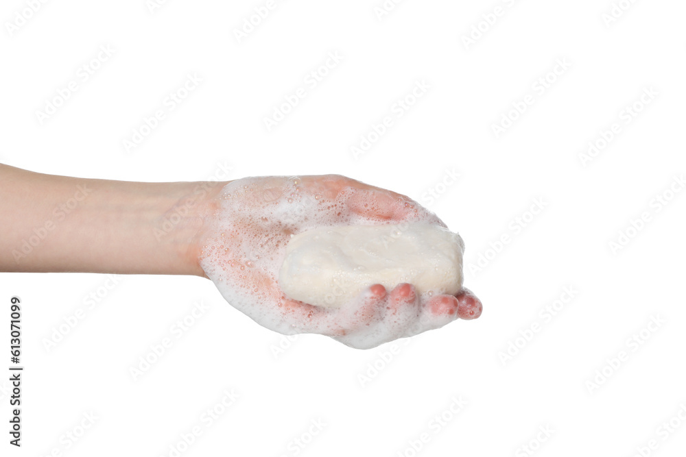 PNG, Concept of hygiene products - soap, isolated on white background PNG, Concept of hygiene products - soap, isolated on white background