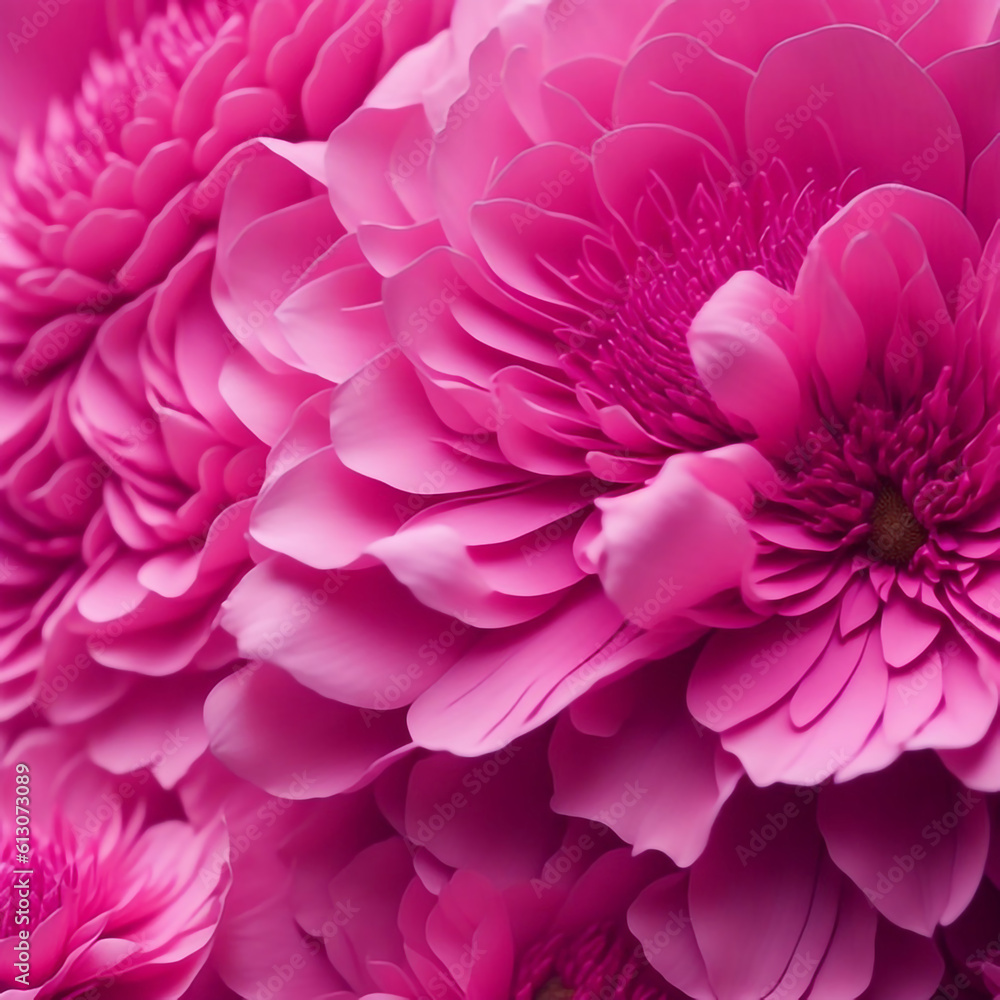 pink color flower closeup. Ai Generative
