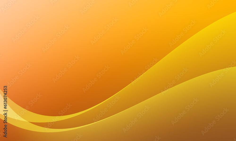 abstract yellow orange curve wave lines with smooth gradient background abstract yellow orange curve wave lines with smooth gradient background
