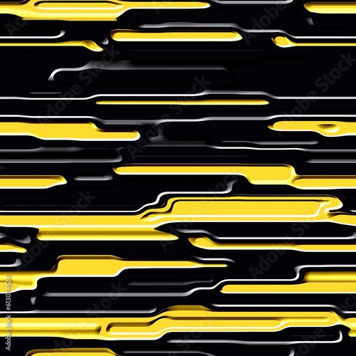 Abstract background of lines. Seamless Embossed pattern. Endless texture. 8K high resolution. 3D rendering. © eestingnef