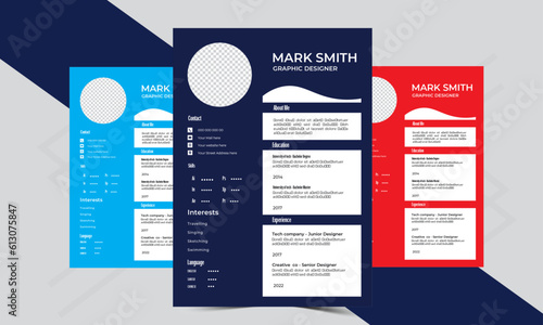 Corporate CV/Resume design template 