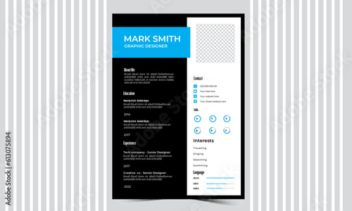 Corporate CV/Resume design template 
