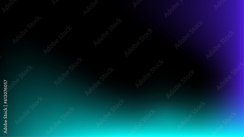 Fototapeta premium Neon blur glow. Color light overlay. Disco illumination. Defocused blue pink red ultraviolet radiance soft texture on dark black abstract empty space background