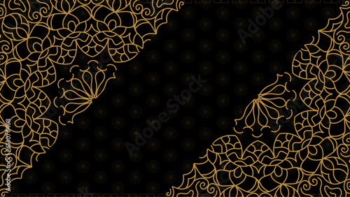 Golden mandala variation
