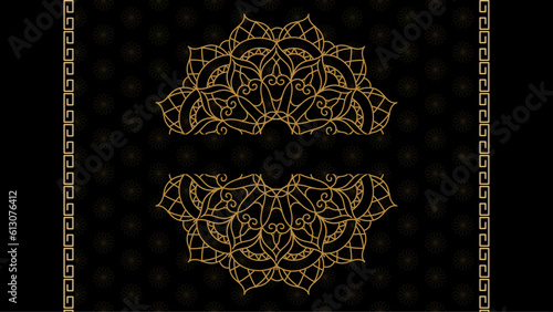 Golden mandala variation