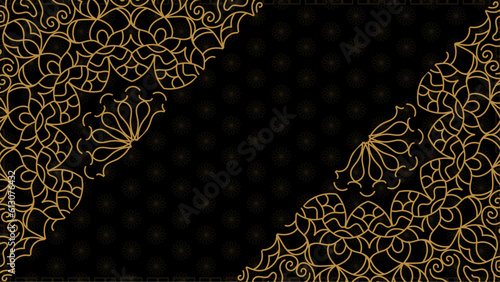 Golden mandala variation