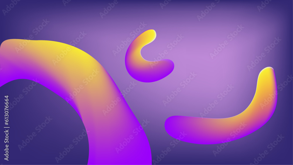 Fototapeta premium abstract fluid bubble color gradient background. futuristic colorful shapes design