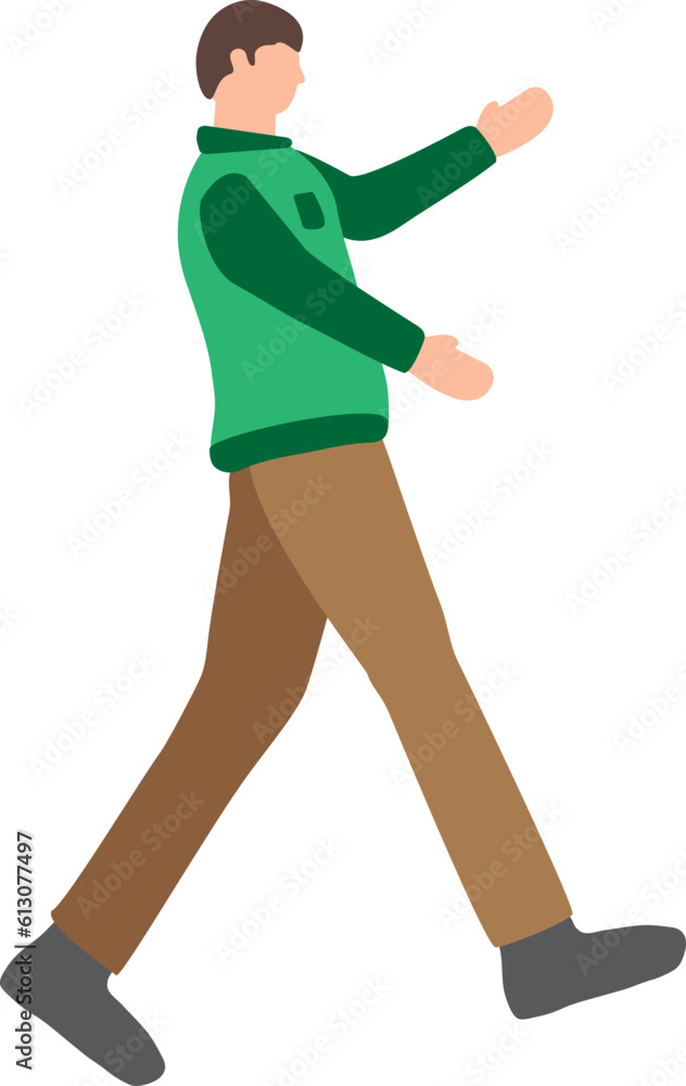 Man Walking Gesture Man Walking Gesture