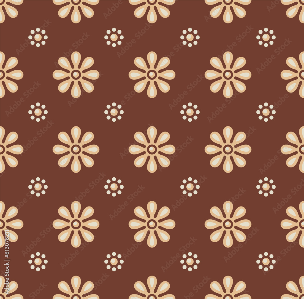 Japanese Pretty Circle Flower Vector Seamless Pattern
Japanese Pretty Circle Flower Vector Seamless Pattern