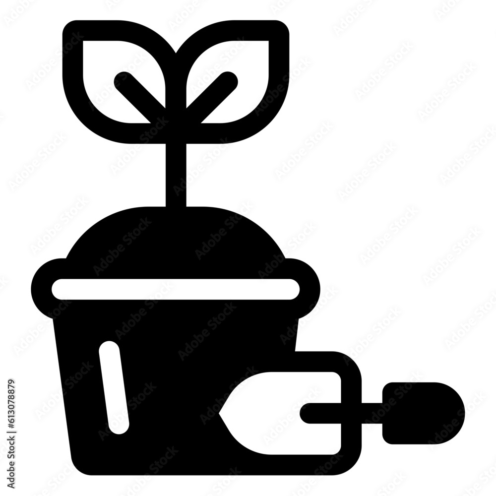 Gardening Glyph Icon