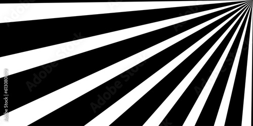 Corner Sunburst Illustration