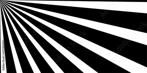 Corner Sunburst Illustration