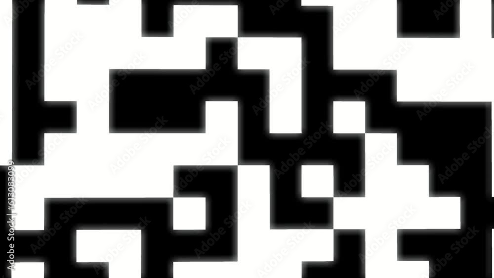 3D loop animation. Black and white animation of tv noise. The movement of pixels across the screen. Looped animation. 3D loop animation. Black and white animation of tv noise. The movement of pixels across the screen. Looped animation.