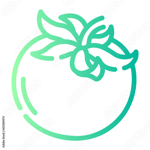 tomato Line Gradient Icon