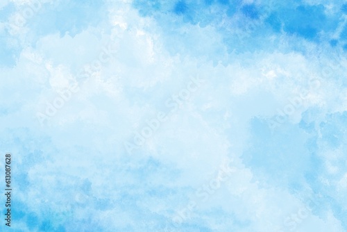 Blue abstract watercolor background wallpaper