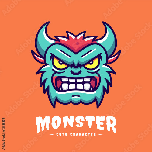 Cute and lovable kawaii monster illustration  sure to bring a smile to anyone s face