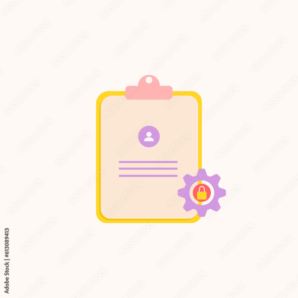 document icon. personal data privacy icon document icon. personal data privacy icon