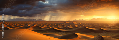 endless expanse of desert