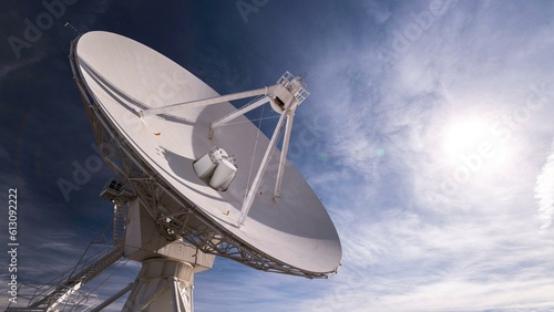 Signals from the Sky: 4K Close-Up of the Impressive Satellite Antenna Array at the Very Large Array (VLA) in the New Mexico Desert