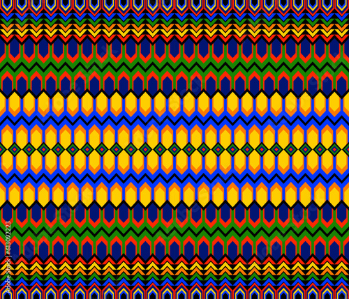 Seamless geometric pattern in vector illustration design