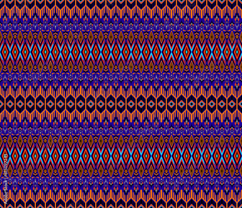 Embroidery indian aztec fabric pattern vector illustration design for fabric, mat, carpet, scarf, wrapping paper, tile and more
Description