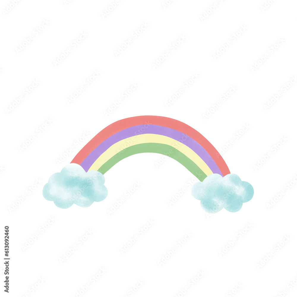 rainbow with clouds rainbow with clouds
