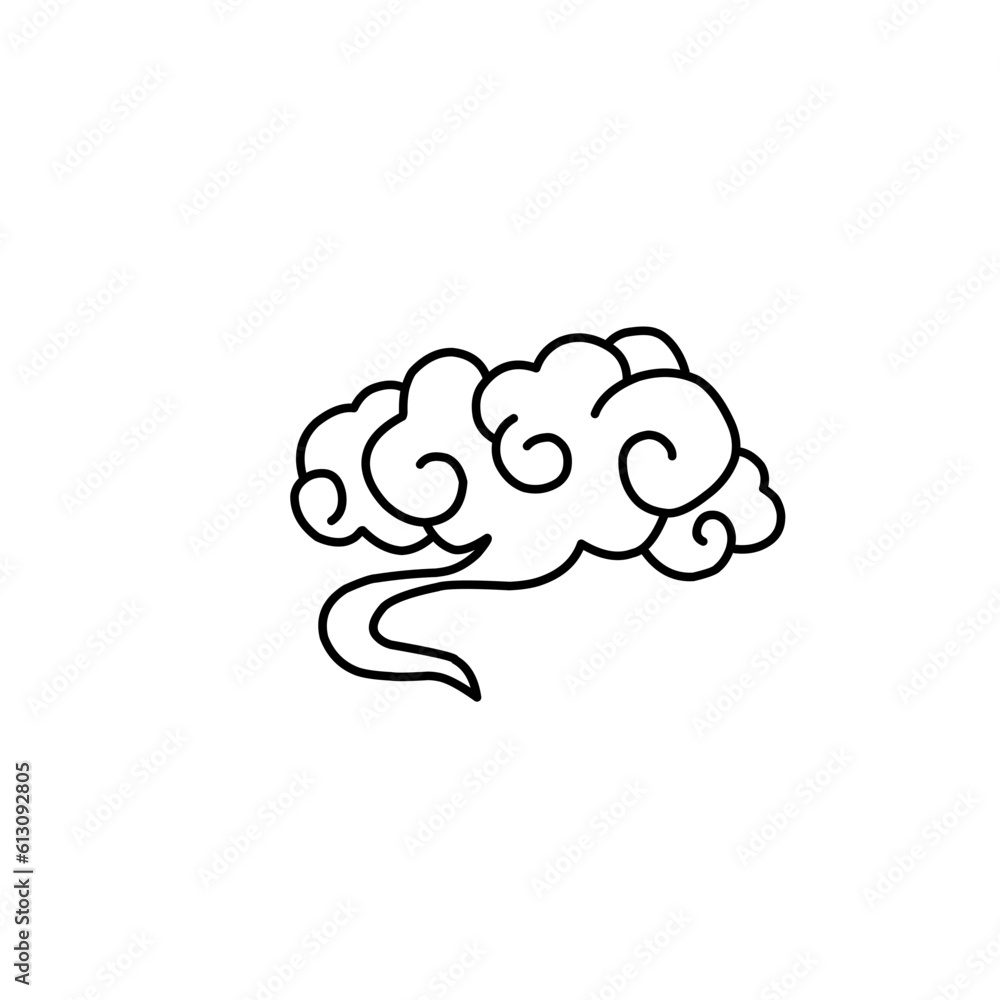 oriental cloud illustration oriental cloud illustration