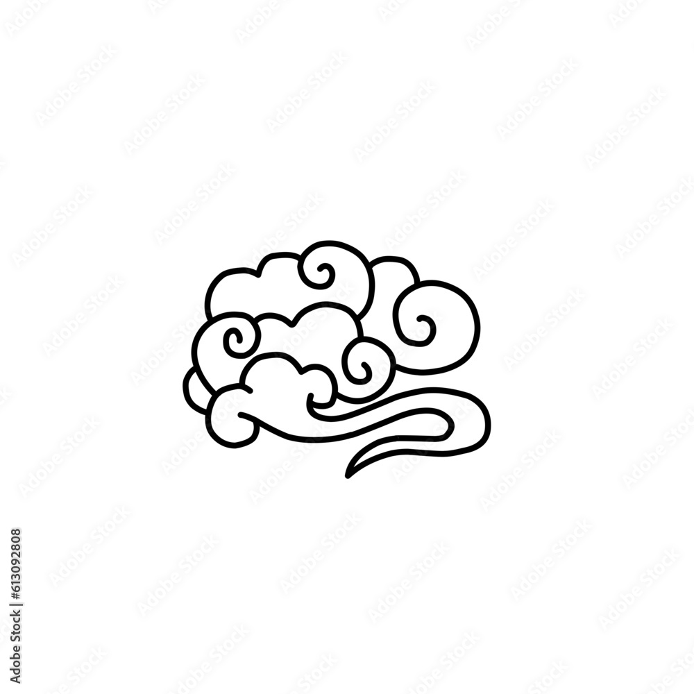 oriental cloud illustration oriental cloud illustration
