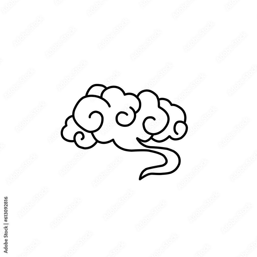 oriental cloud illustration oriental cloud illustration
