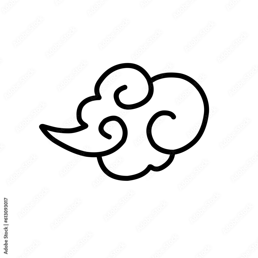 oriental cloud illustration oriental cloud illustration