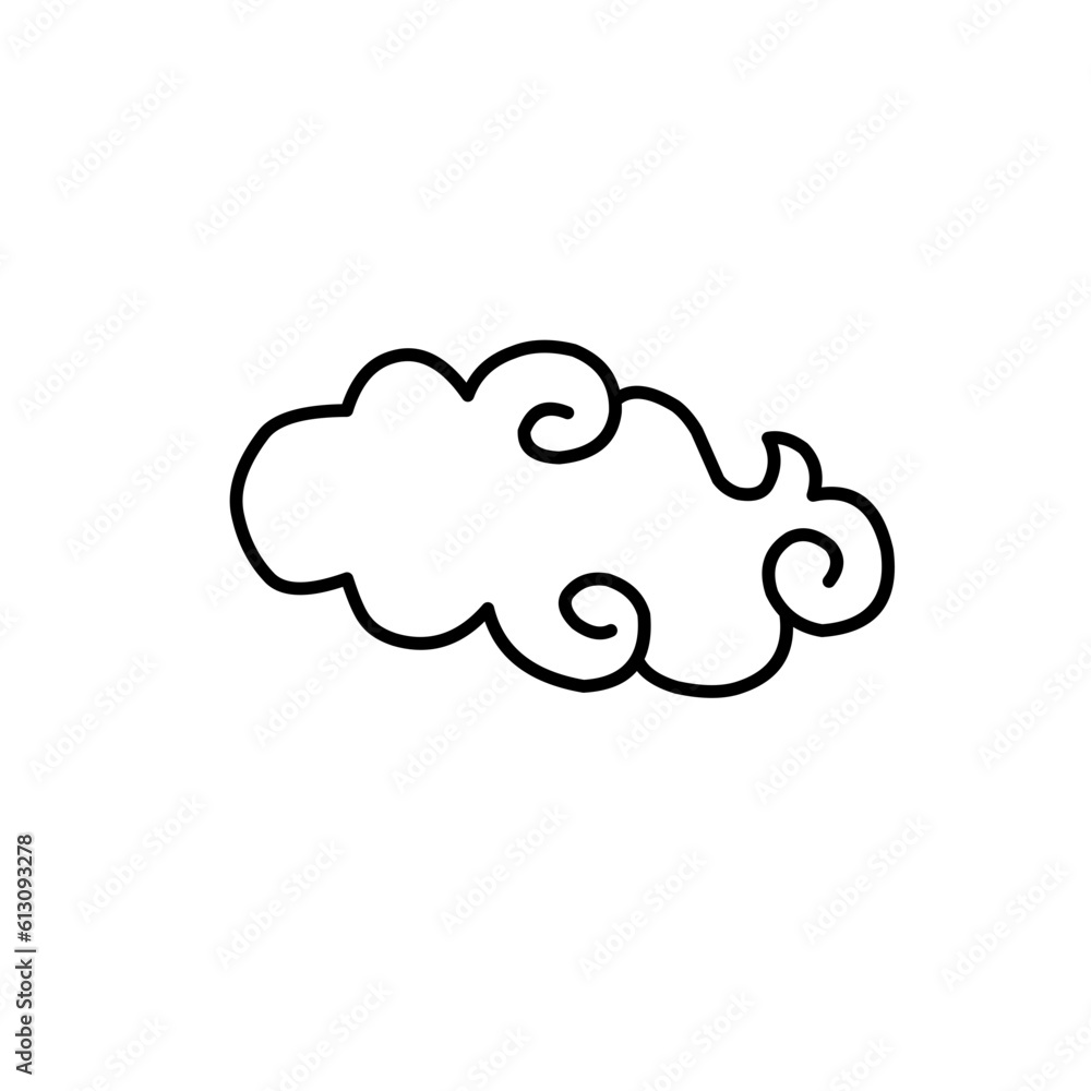 oriental cloud illustration oriental cloud illustration