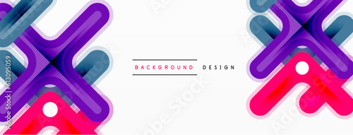 Cross line background minimal geometric template. Design for wallpaper, banner, background, landing page, wall art, invitation, prints, posters