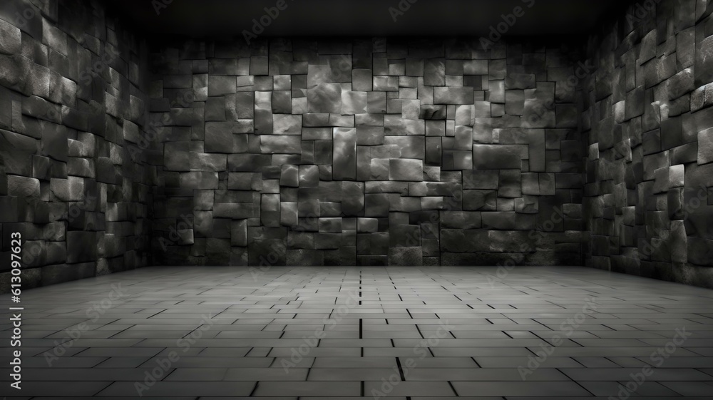 Schwarze Schwarz Weiß Wand Hintergrund aus Steinen Schwarze Schwarz Weiß Wand Hintergrund aus Steinen