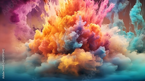 Farbexplosion Hintergrund