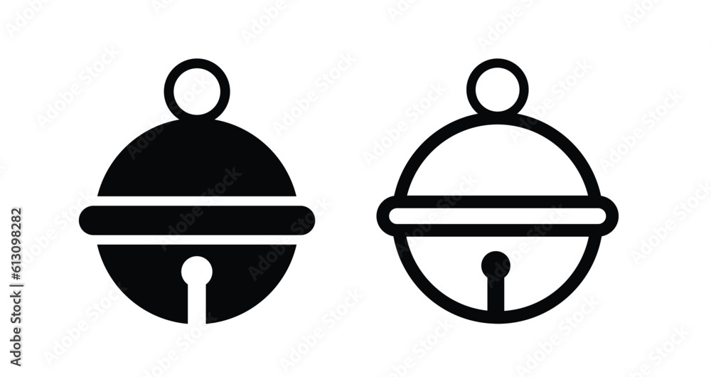 Fototapeta premium set of Pet bell , small bell icon vector illustration 