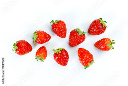 Fototapeta Naklejka Na Ścianę i Meble -  Strawberries isolated on white background