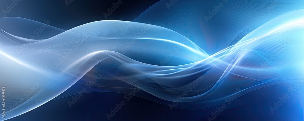 Futuristic glow. Blue gradient abstract art wallpaper light background modern graphic design motion banner for your website Generative AI illustrations Futuristic glow. Blue gradient abstract art wallpaper light background modern graphic design motion banner for your website Generative AI illustrations