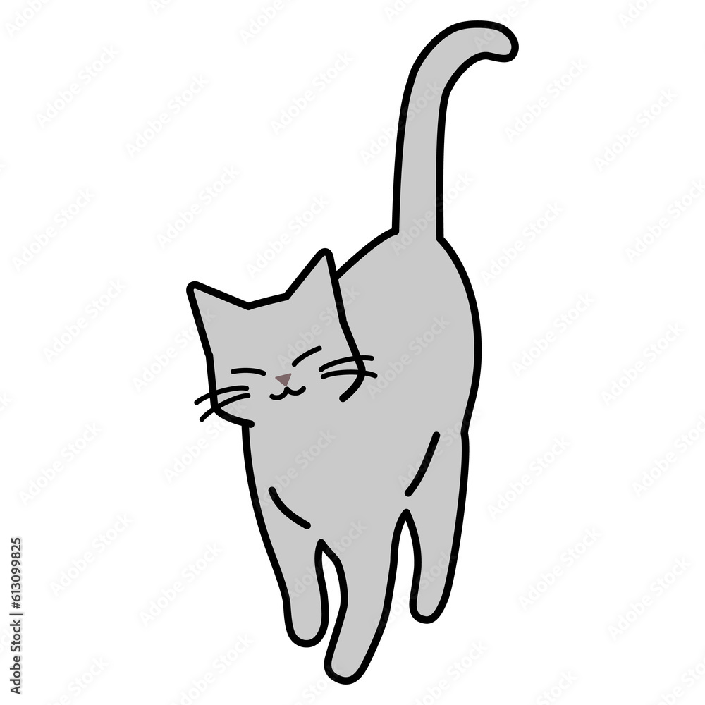 シンプルな猫のイラスト シンプルな猫のイラスト