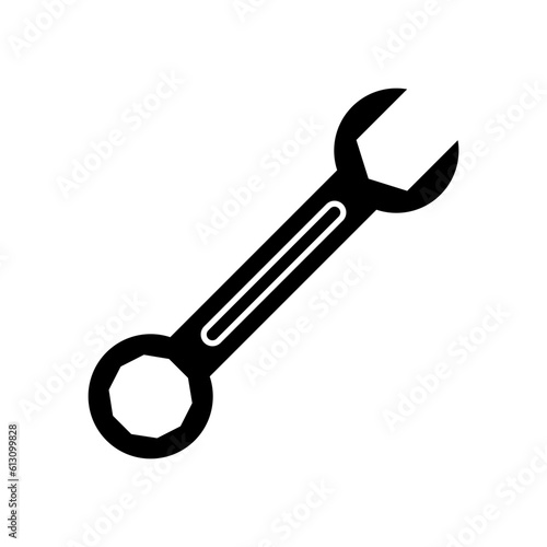Wrench tool icon support. Repair tools icon vector