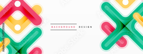 Minimal geometric background cross line. Design for wallpaper, banner, background, landing page, wall art, invitation, prints, posters