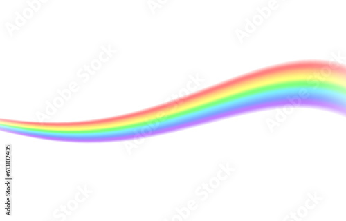 Vector rainbow. Rainbow png. Effect after the rain. A natural phenomenon.