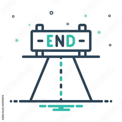 Mix icon for end 