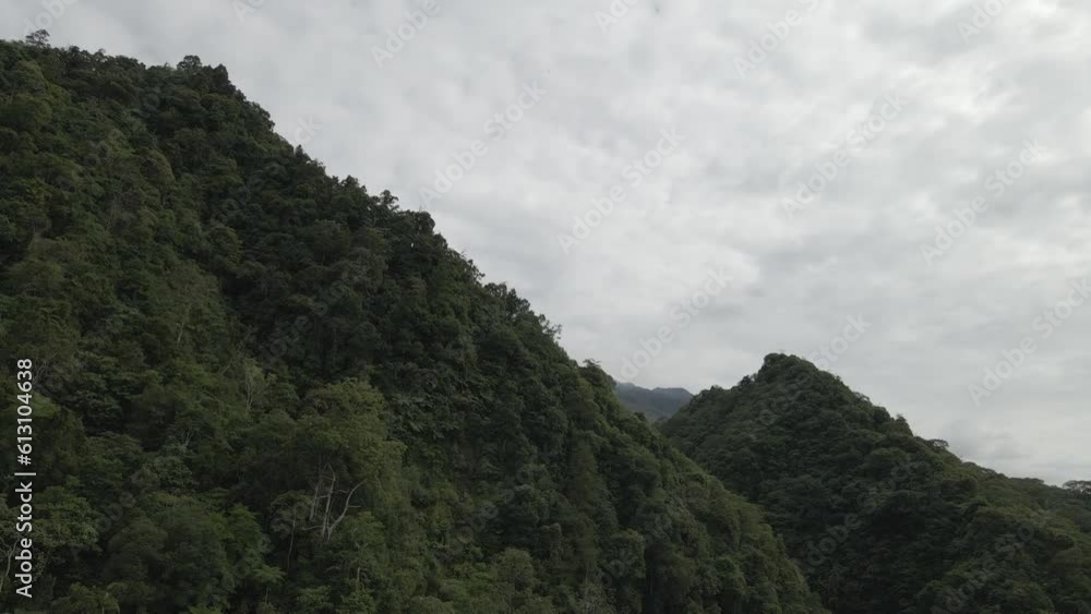 Aerial video view of Mount Merapi in Yogyakarta, Indonesia Aerial video view of Mount Merapi in Yogyakarta, Indonesia