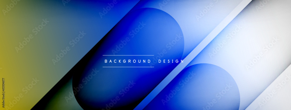 Light geometric abstract background with lines, circles Light geometric abstract background with lines, circles