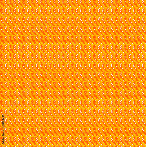 Seamless Geomatric vector background Pattern in orange