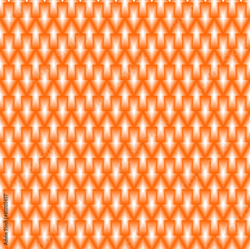 Seamless Geomatric vector background Pattern in orange