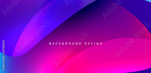 Fluid color liquid 3d elements abstract background