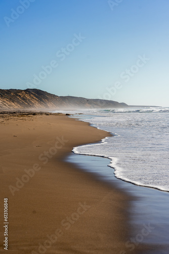 beach in the morning