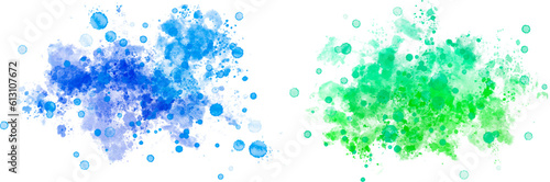 watercolor vector stains; background for texts